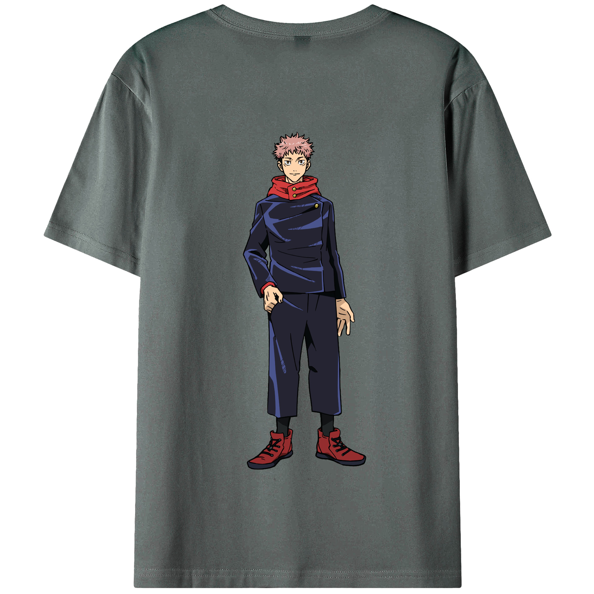 （画像用） 呪術廻戦 Jujutsu Kaisen 綿100％半袖Tシャツ（背面プリント）